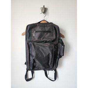 Solo NY Duane gray hybrid briefcase backpack